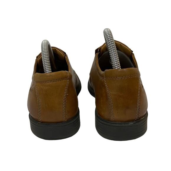Clarks Tilden Brown Leather Lace Up Oxford Shoes Size 8 main image 6